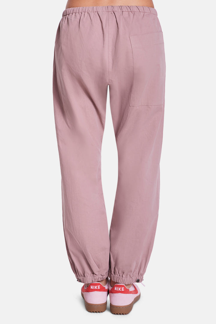 Justine Parachute Pant Studded Mauve