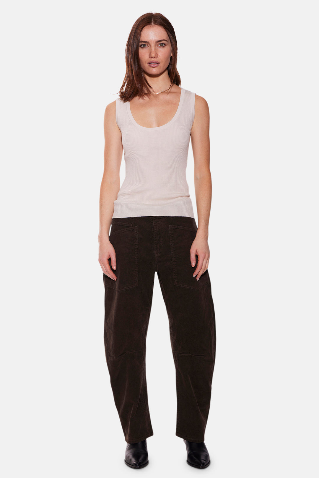 Klara Knit Tank Merino Wool Cream