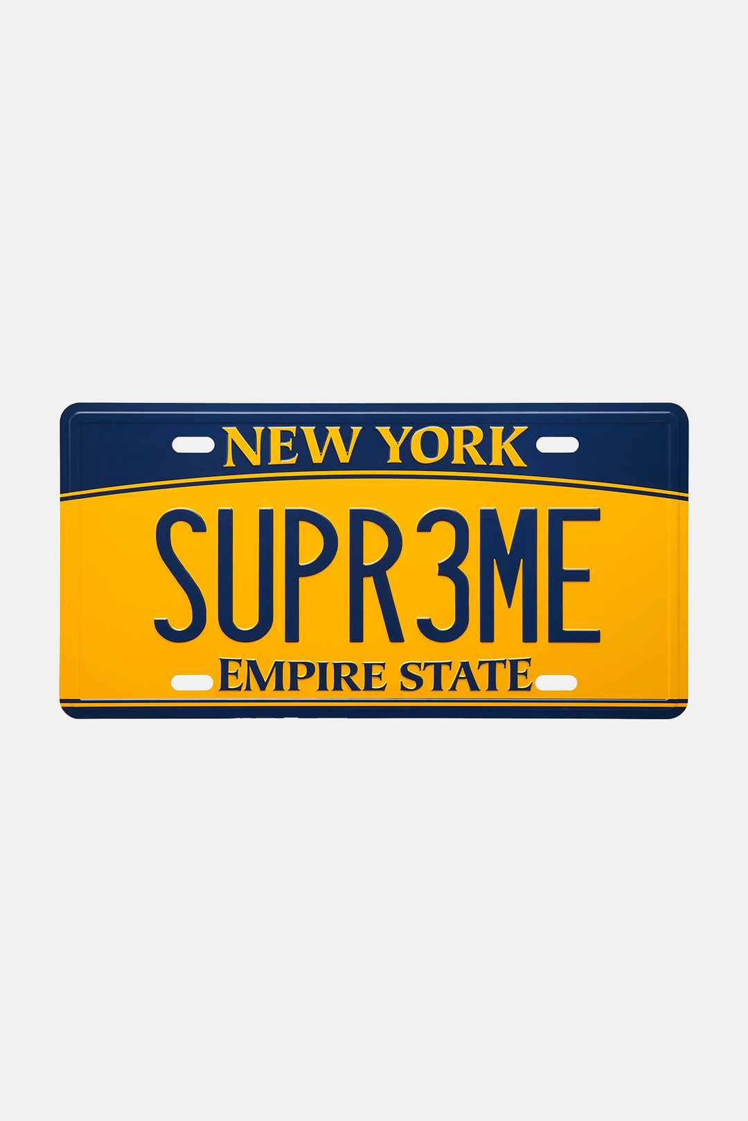 New York License Plate