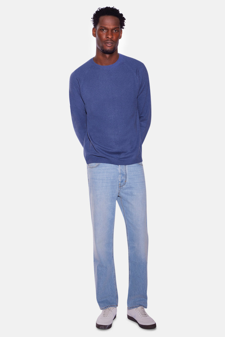 Meadow Raglan Crewneck Indigo