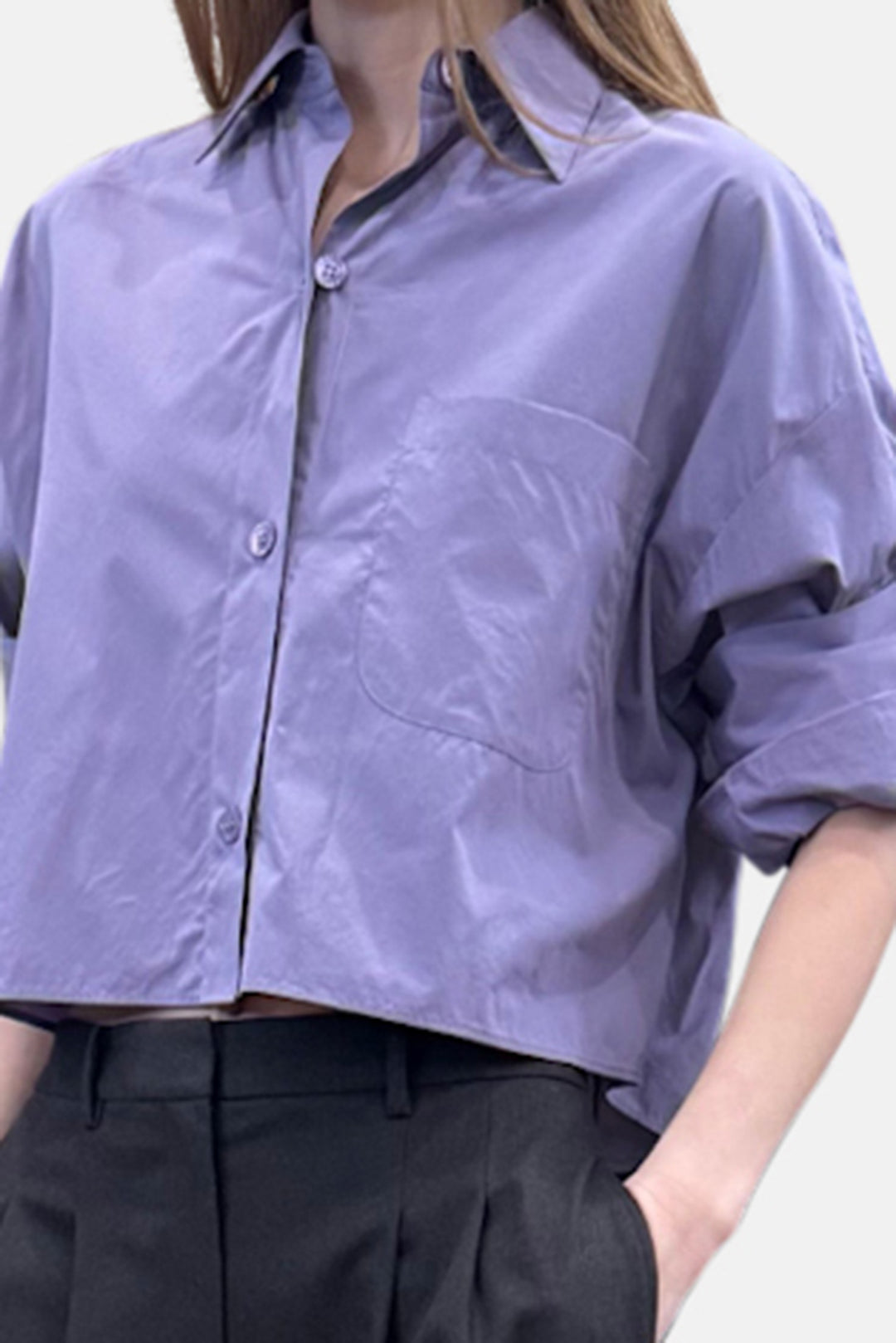 Next Ex Shirt Black Plum