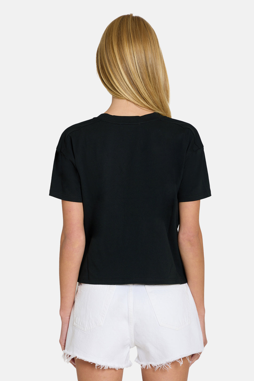 Vivi V-Neck Tee Black