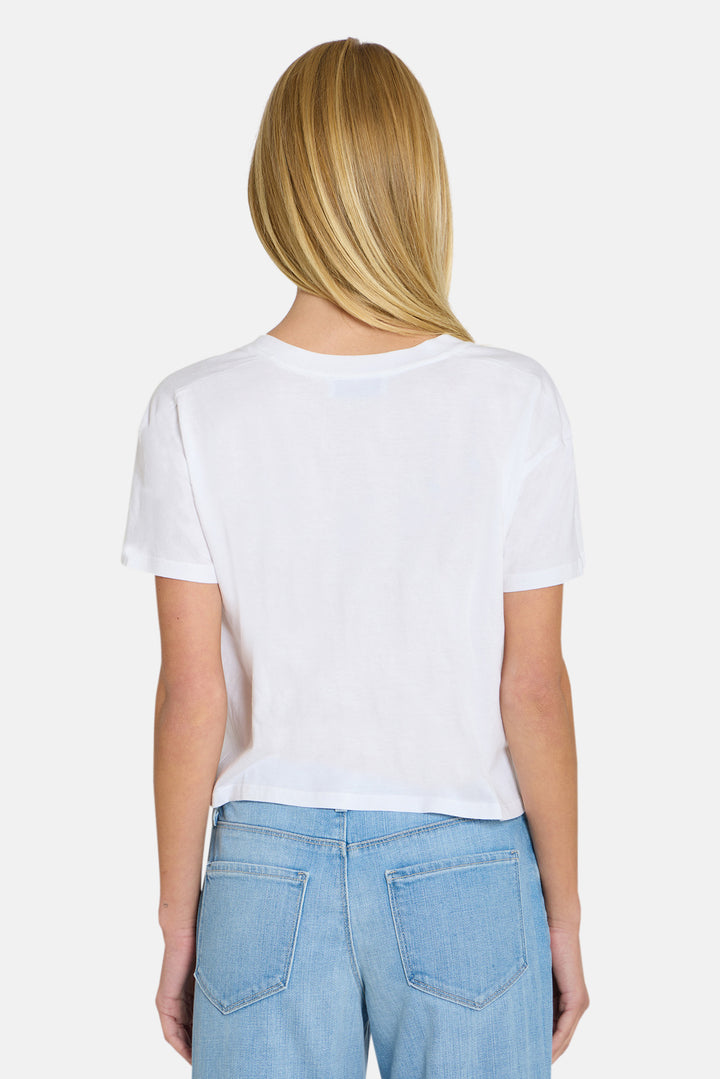 Vivi V-Neck Tee White