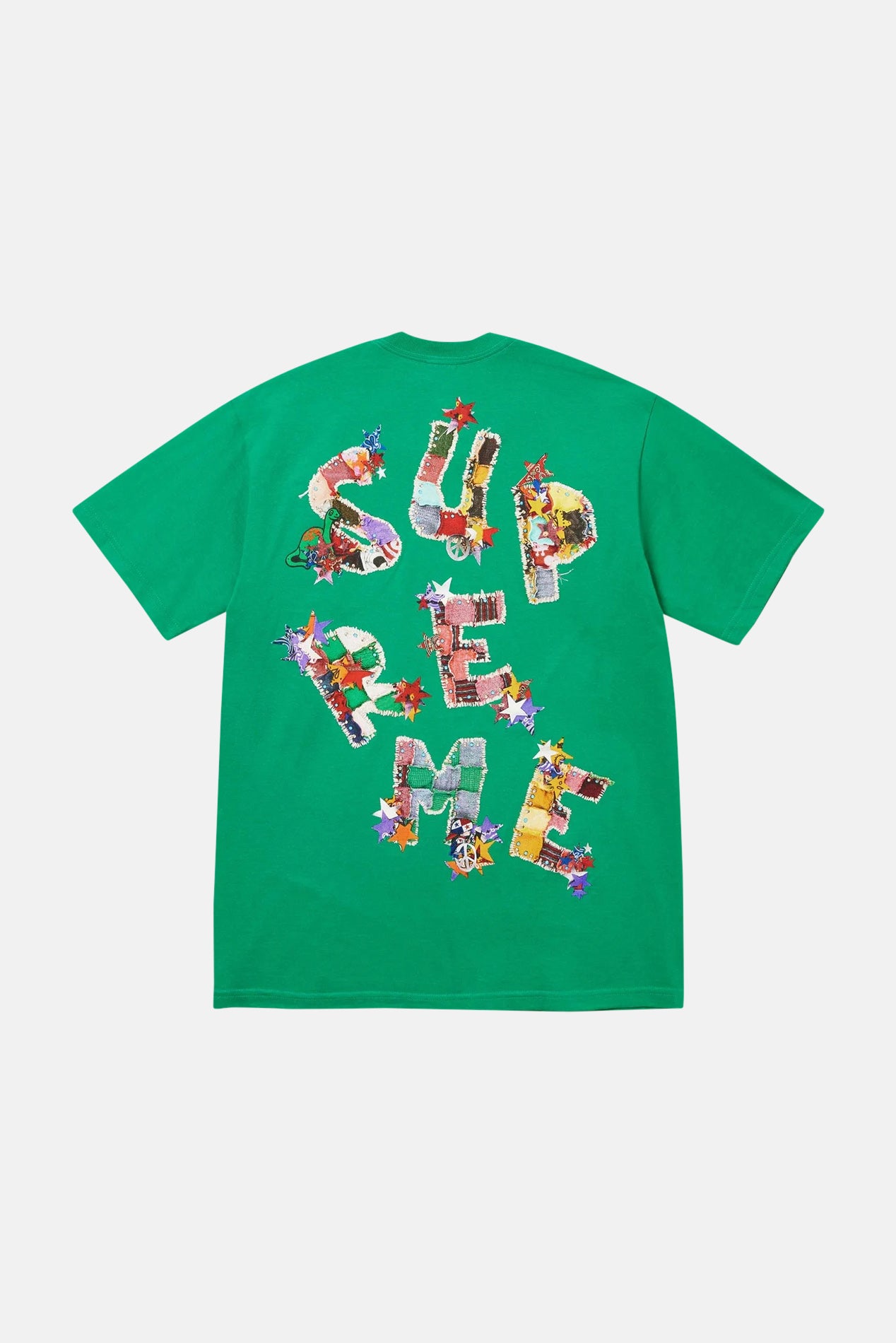 Patchwork Tee Green