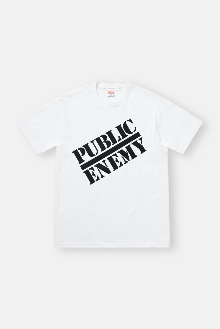 Supreme x Undercover Public Enemy Blow Your Mind Tee White