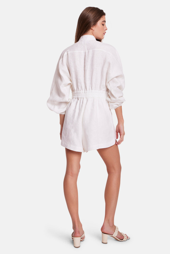 Amelia Playsuit White