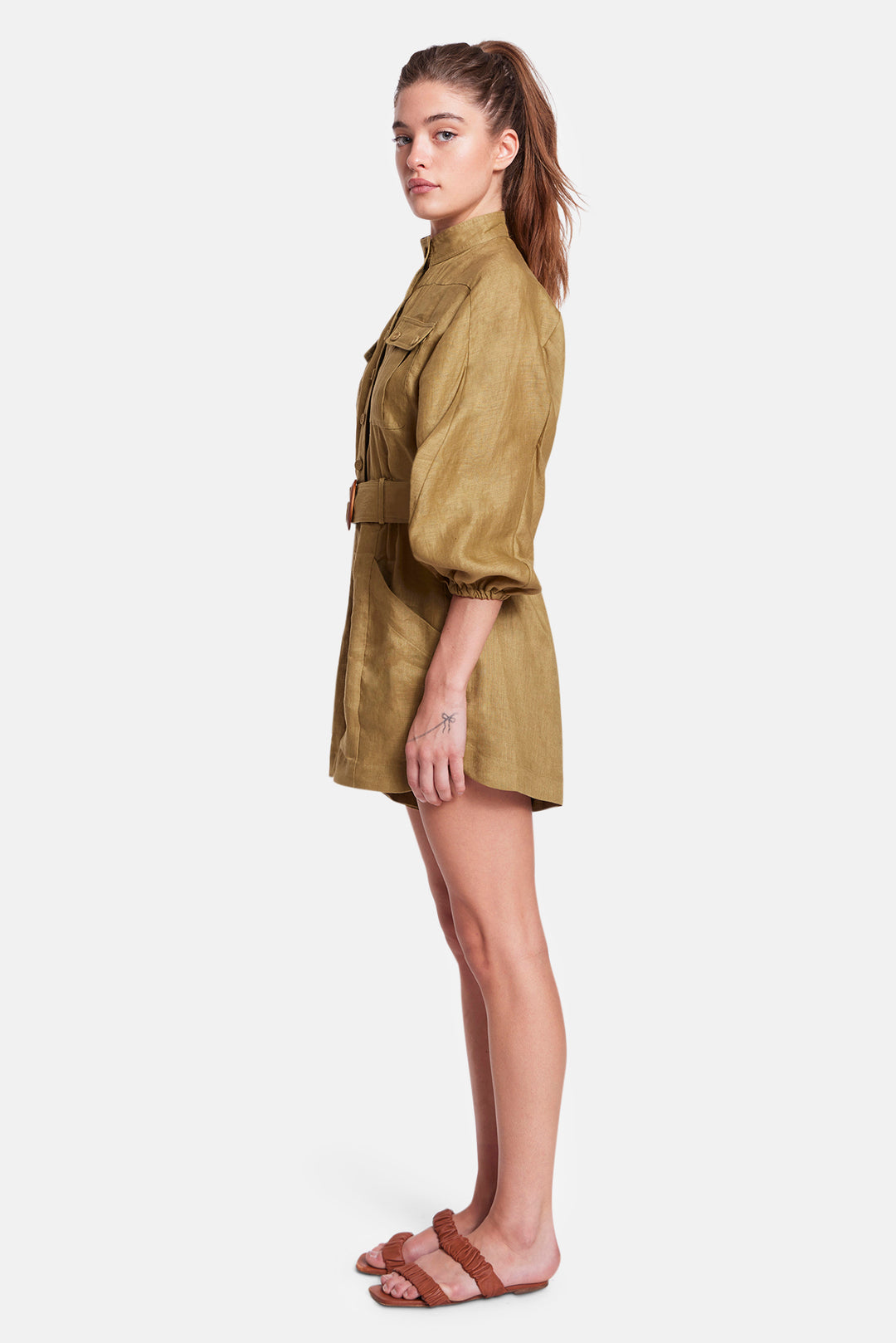 Amelia Playsuit Olive