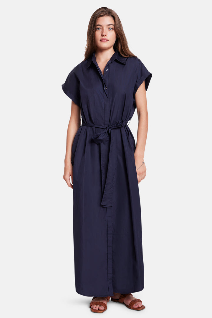 Maidstone Maxi Shirt Dress Navy