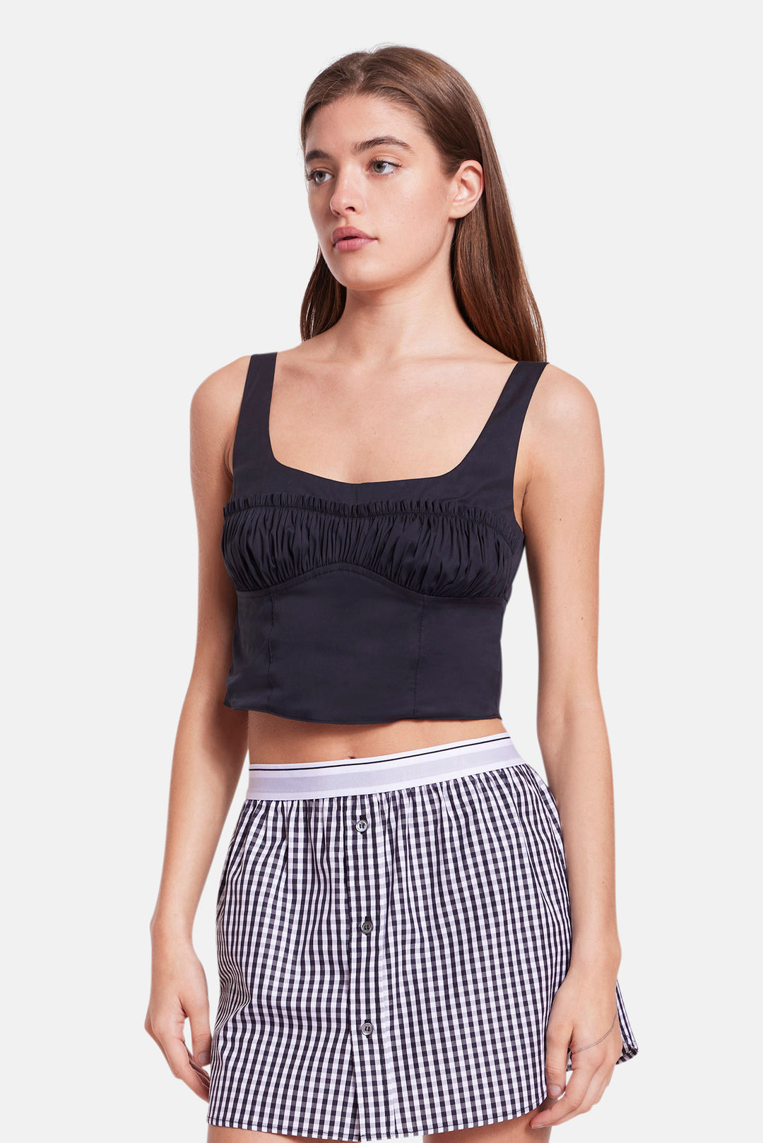 Bungalow Bustier Top Black