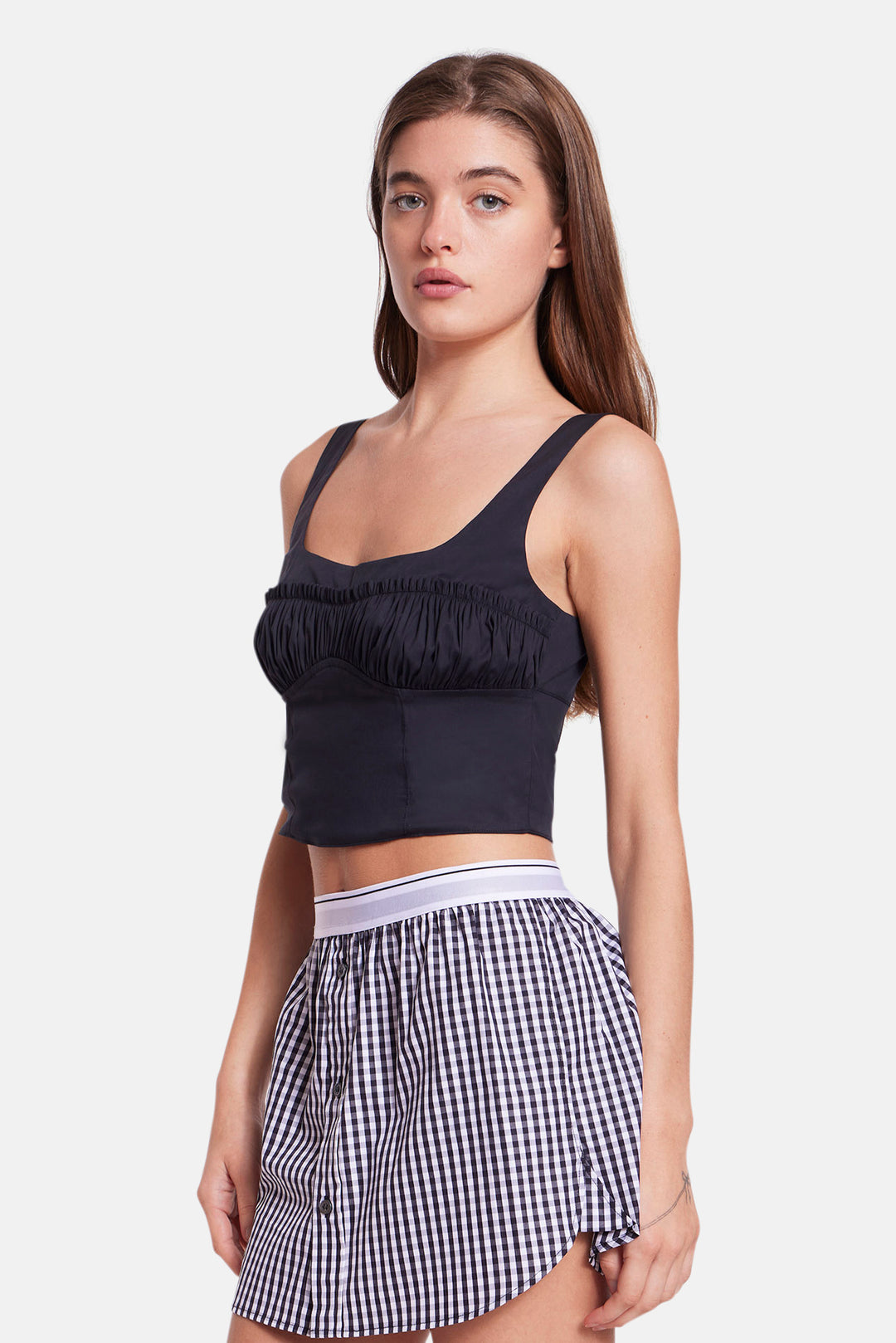 Bungalow Bustier Top Black