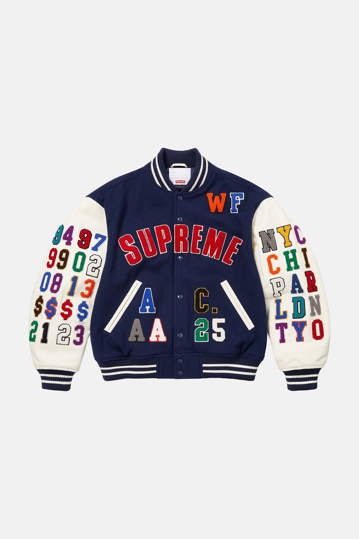 Praises Varsity Jacket Navy