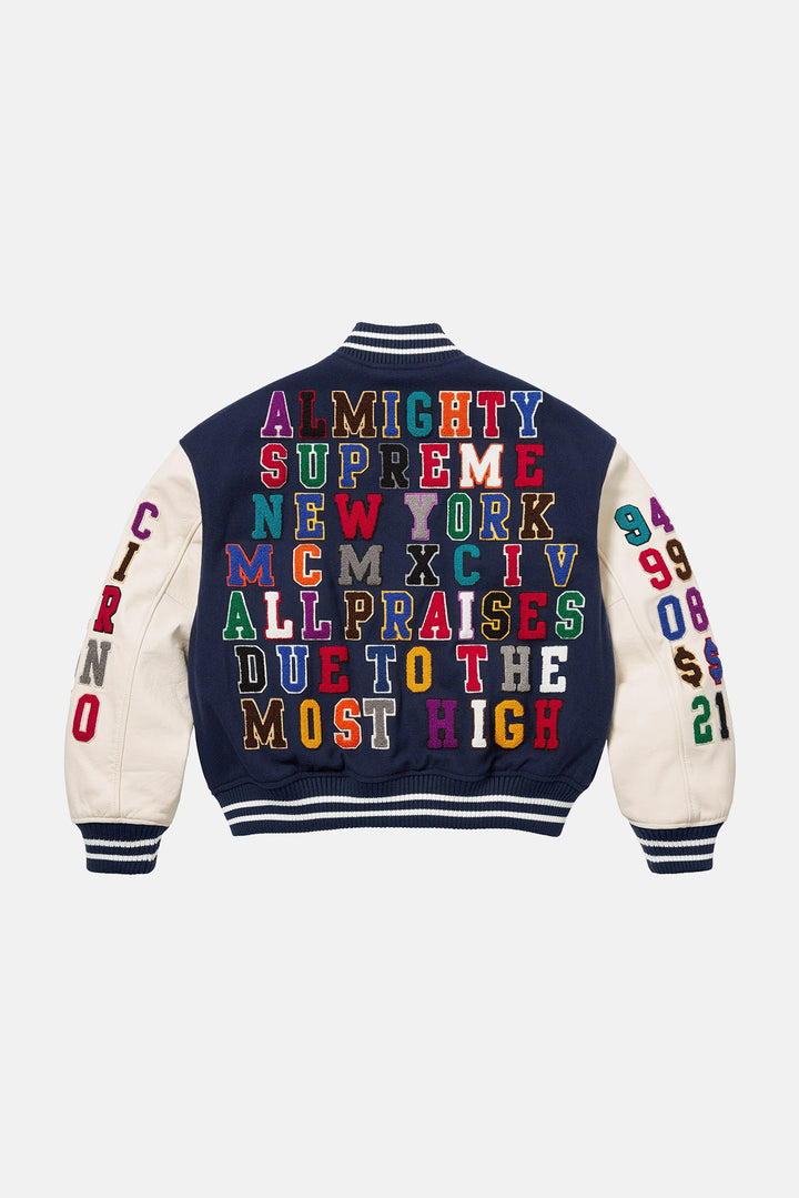 Praises Varsity Jacket Navy