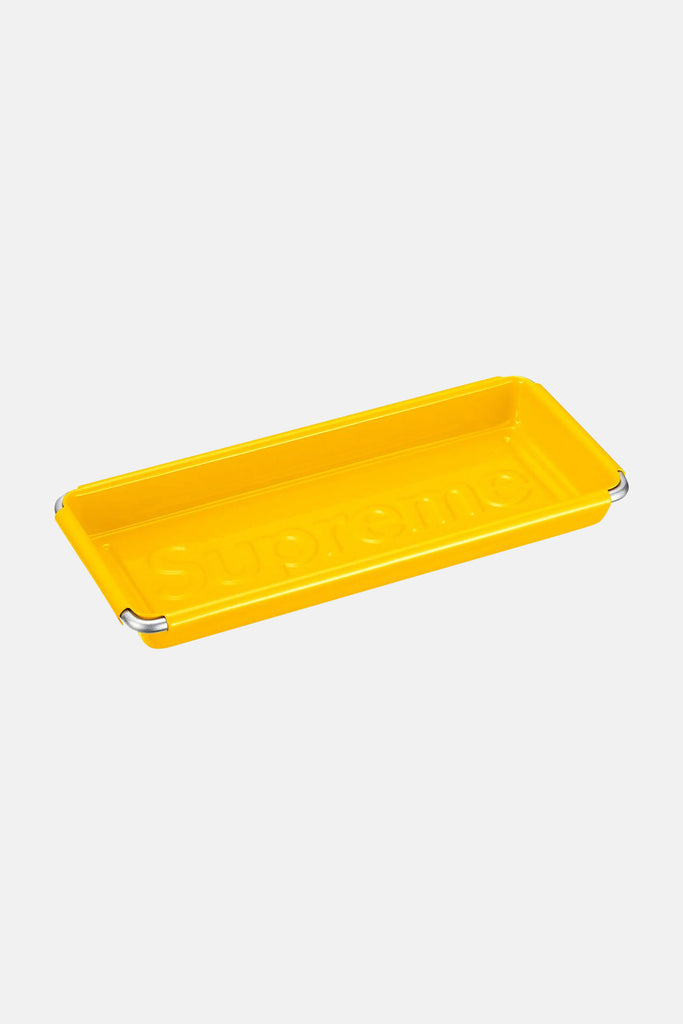 Supreme Yellow Dultun tray & Sticker NEW store