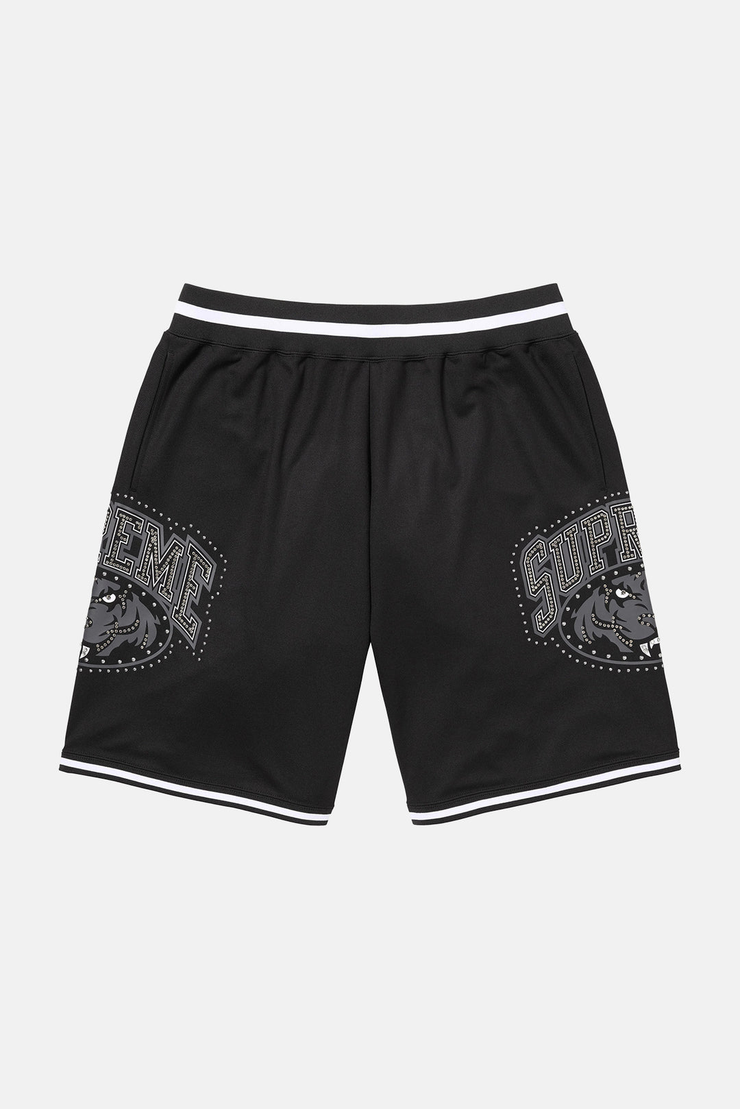 Studded Basketball Short Black