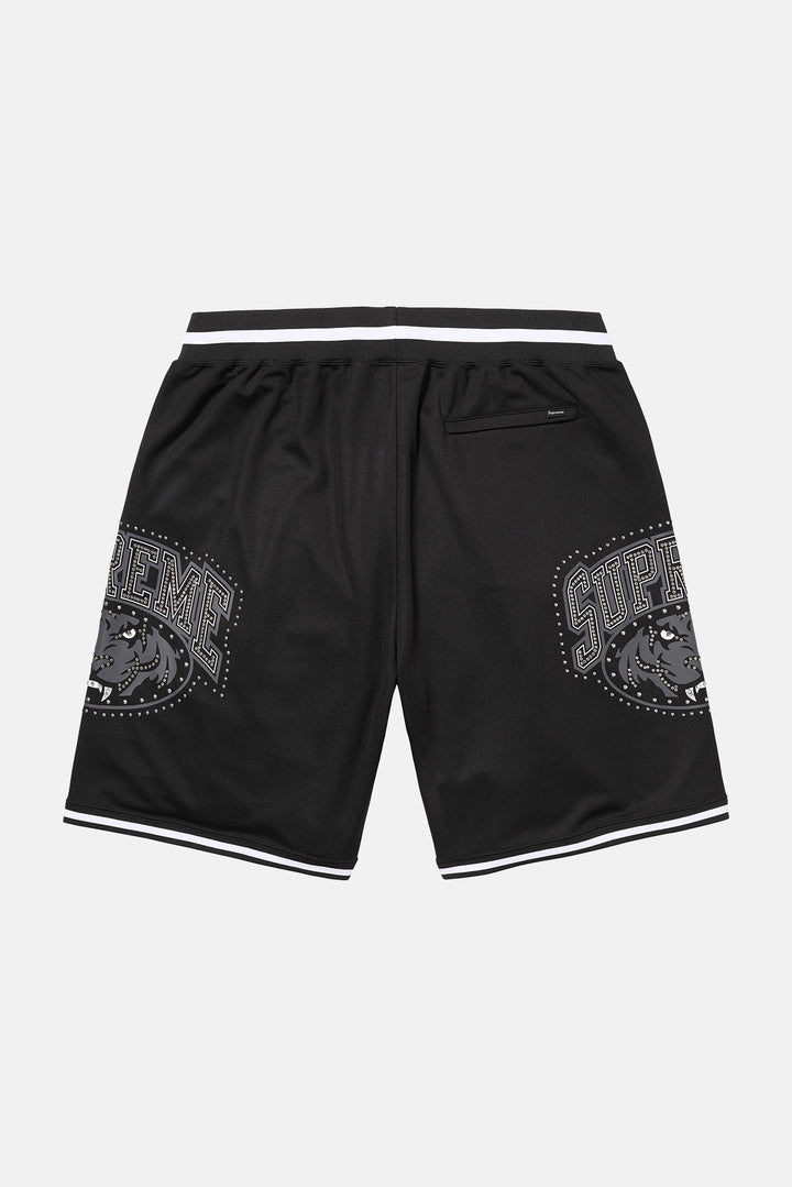 Studded Basketball Short Black