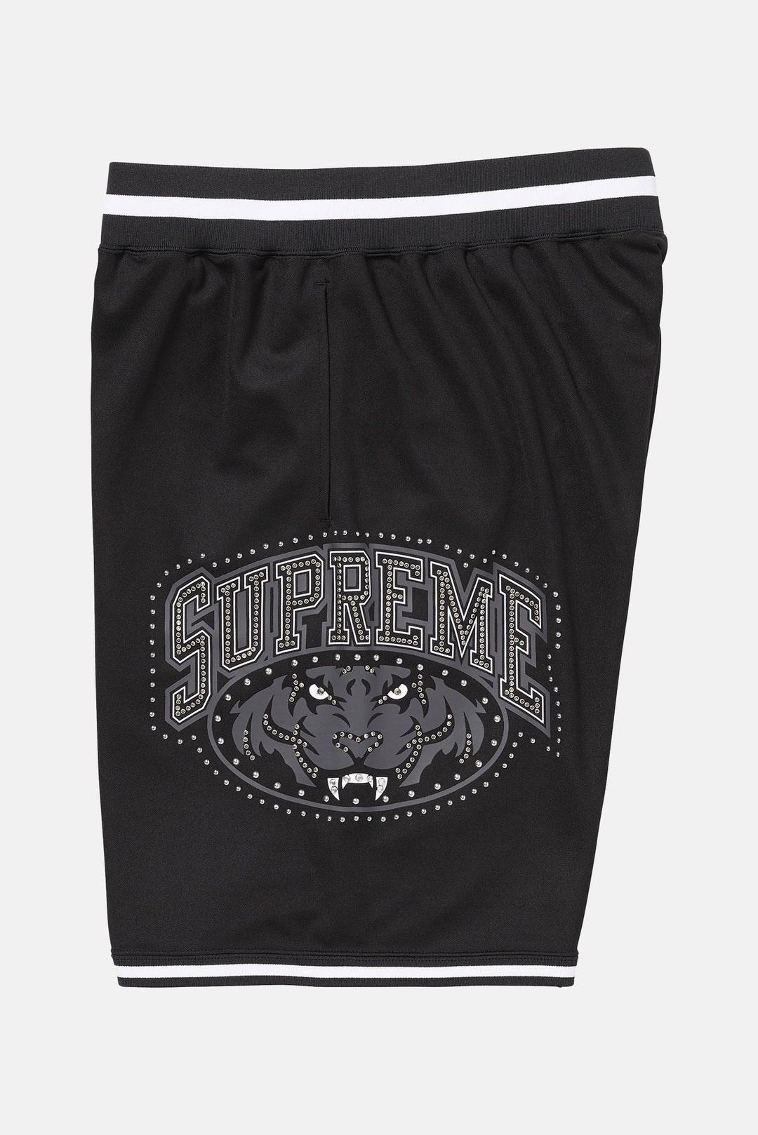 Studded Basketball Short Black