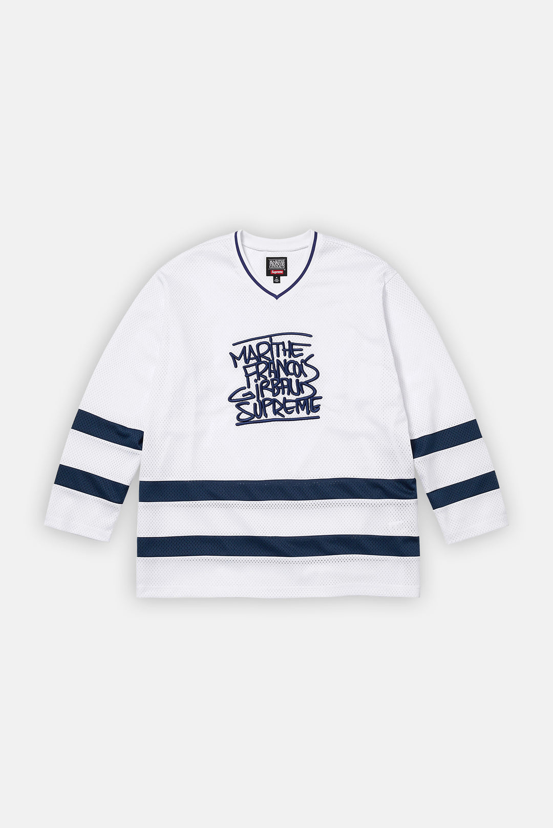 Supreme x Martithé + François Girbaud Hockey Jersey White