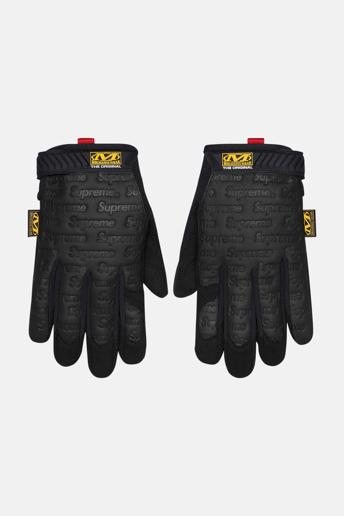 Mechanix Leather Work Gloves Black - Main Image