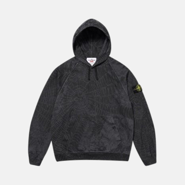 Supreme/Stone Island Hooded Sweatshirt Black – blueandcream