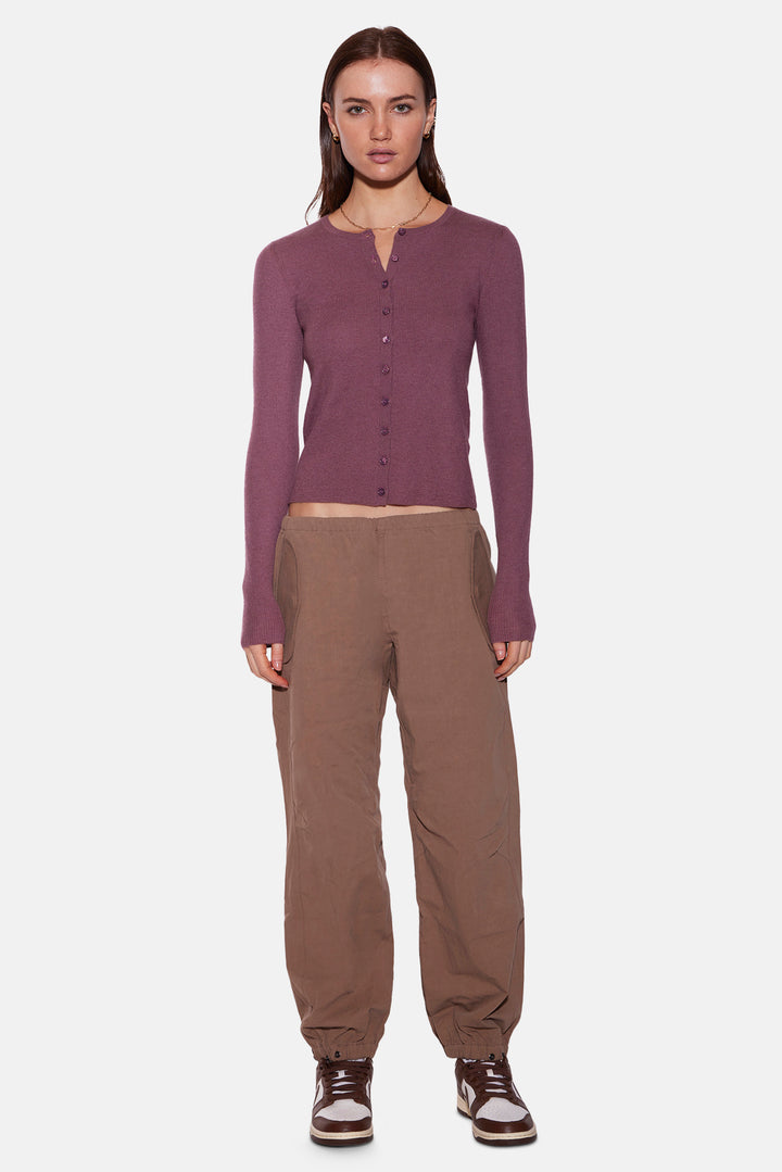 Sylvia Cardigan Mauve