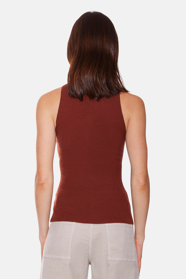 Tessa Cashmere Tank Driftwood