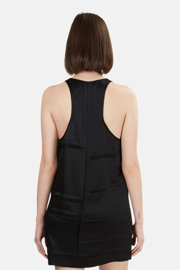 alexander wang silk tank dress Alexander Wang Chain-strap Silk Midi Dress