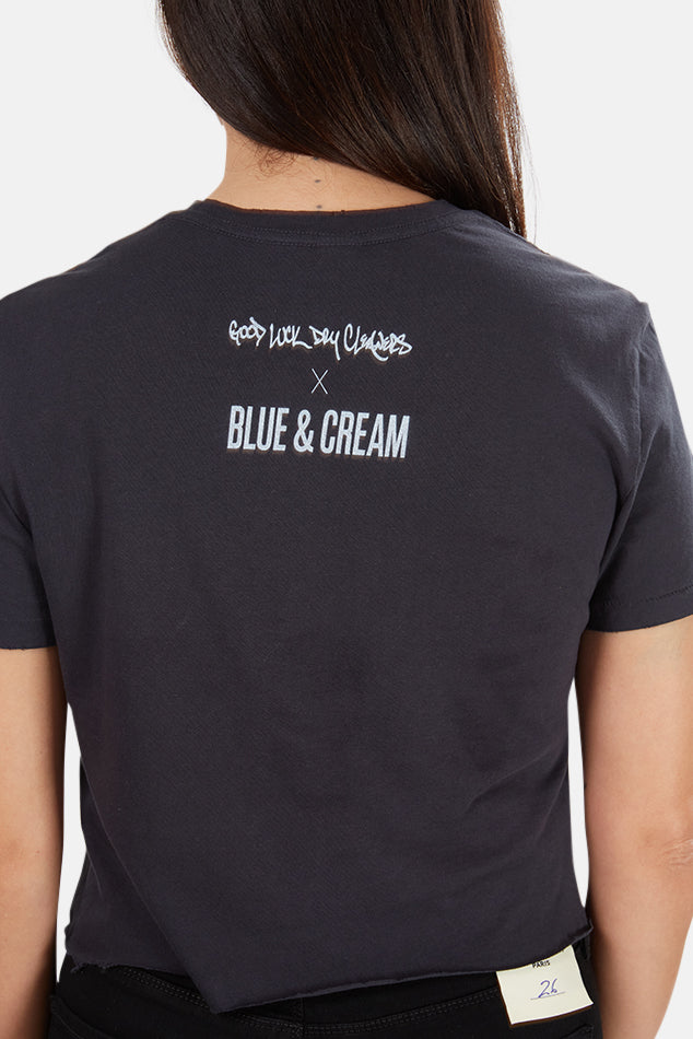 x Blue&Cream Cindy Crawford Tee - blueandcream