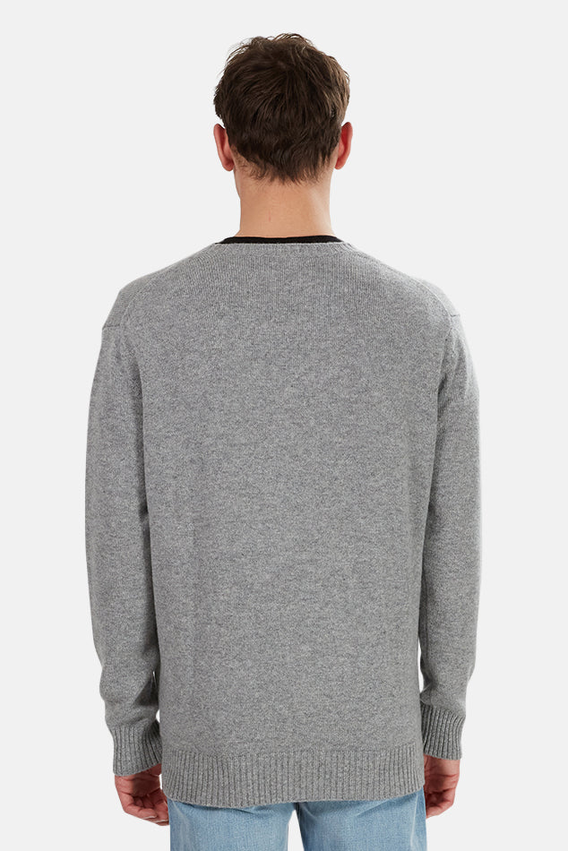 Oversized Cashmere Sweater Grey - blueandcream