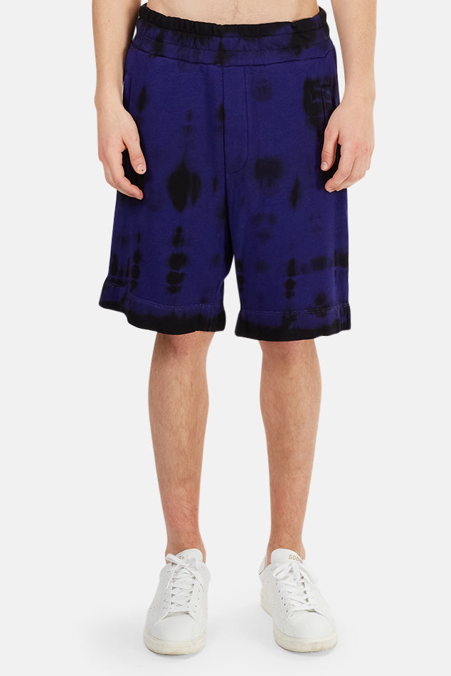 Jackson Shorts Dark Purple Tie Dye - blueandcream