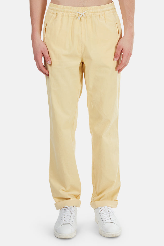Lemos Beach Trousers Yellow - blueandcream