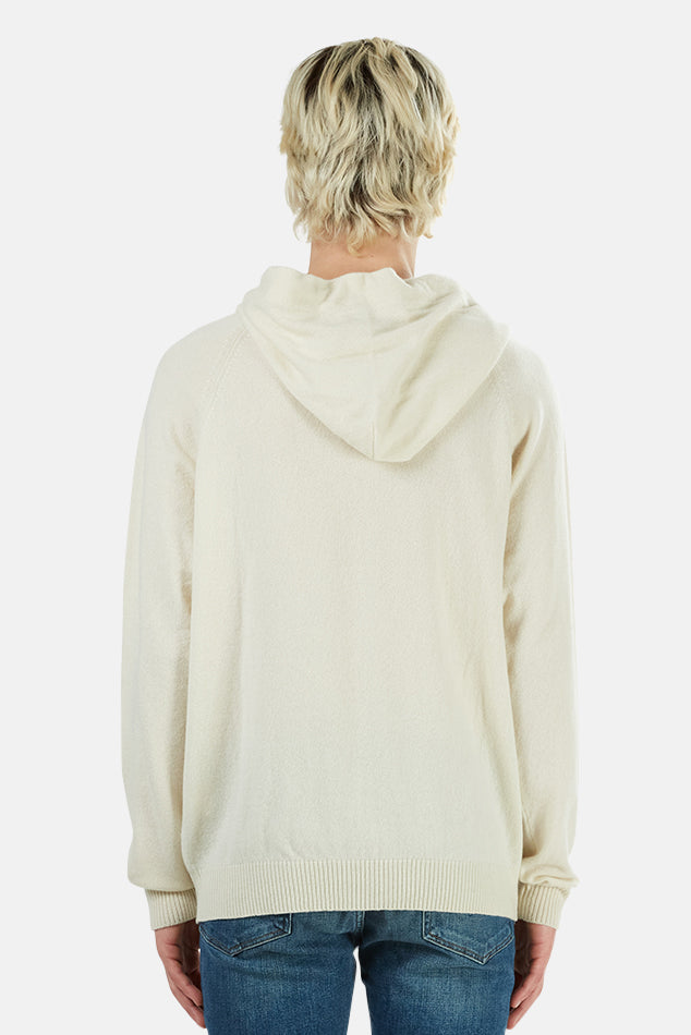 Cashmere Hoodie White - blueandcream