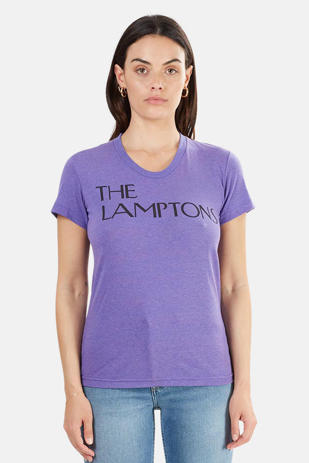 The Lamptons Crewneck Tee Purple - blueandcream