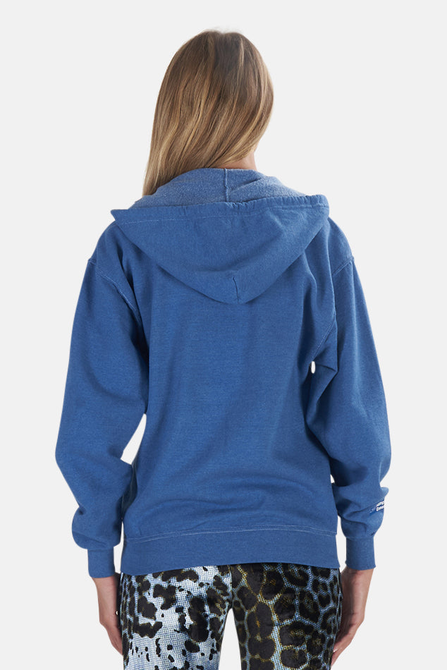 Friends + Family Hoodie Heather Blue - blueandcream