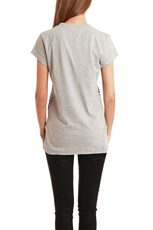 Grey Etre Ceclle Man Get Out Tee - blueandcream