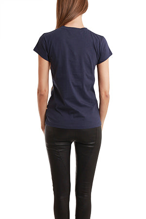 Navy Etre Ceclle Man Get Out Tee - blueandcream