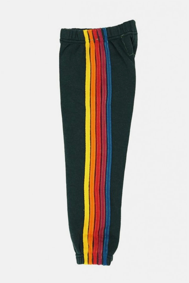 Women's 5 Stripe Sweatpants Charcoal - blueandcream