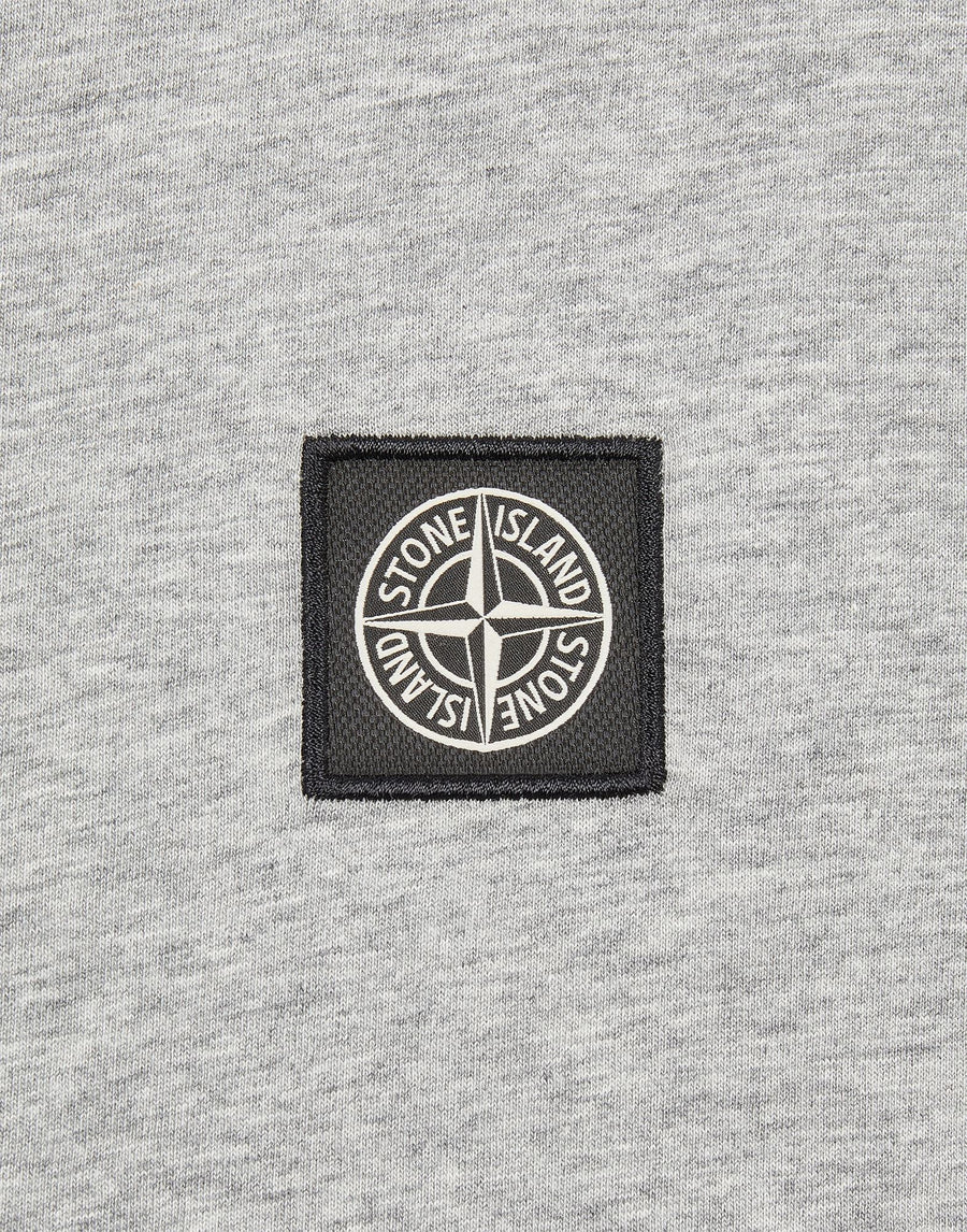 Chest Logo Long Sleeve Tee Melange Grey - blueandcream