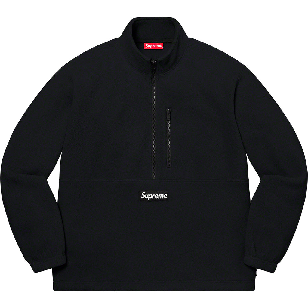 Polartec Half Zip Pullover Black – blueandcream