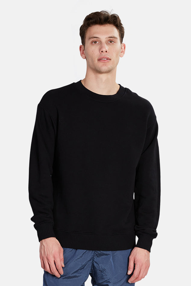 Bronx Crew Sweatshirt Jet Black - blueandcream