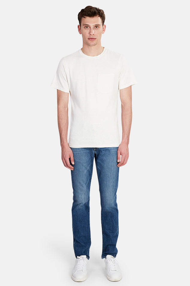 Wyatt FRAME L'Homme Slim Jeans - blueandcream