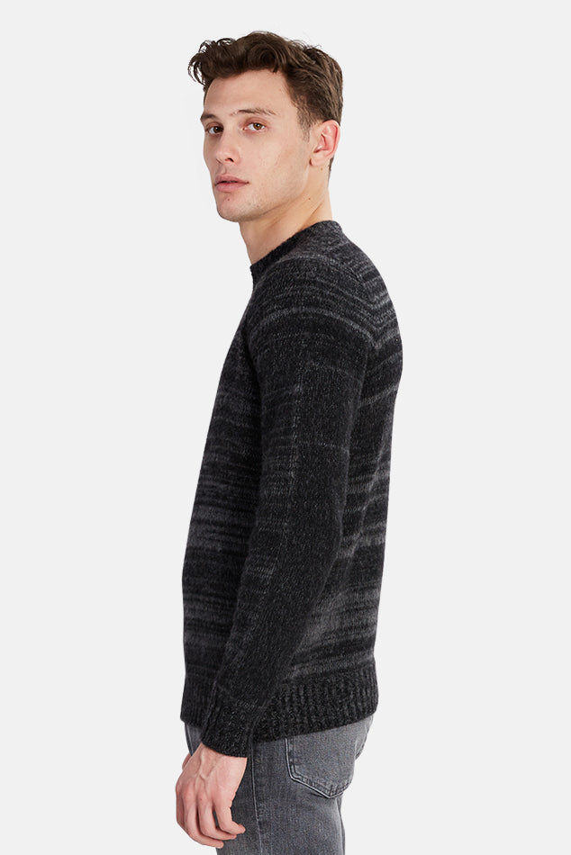 Black 120% LINO Cashmere Sweater - blueandcream