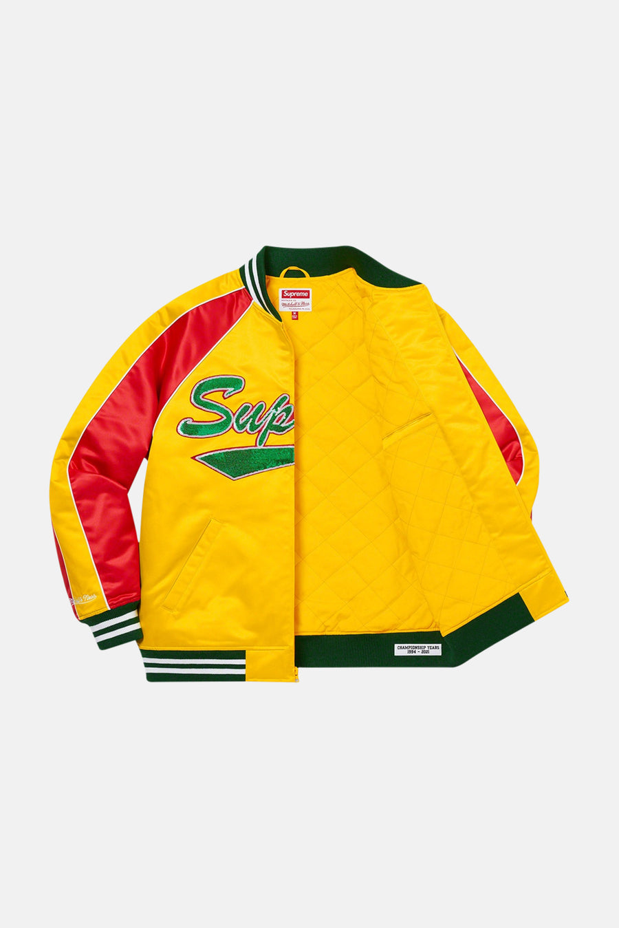 Red green and deals yellow jacket