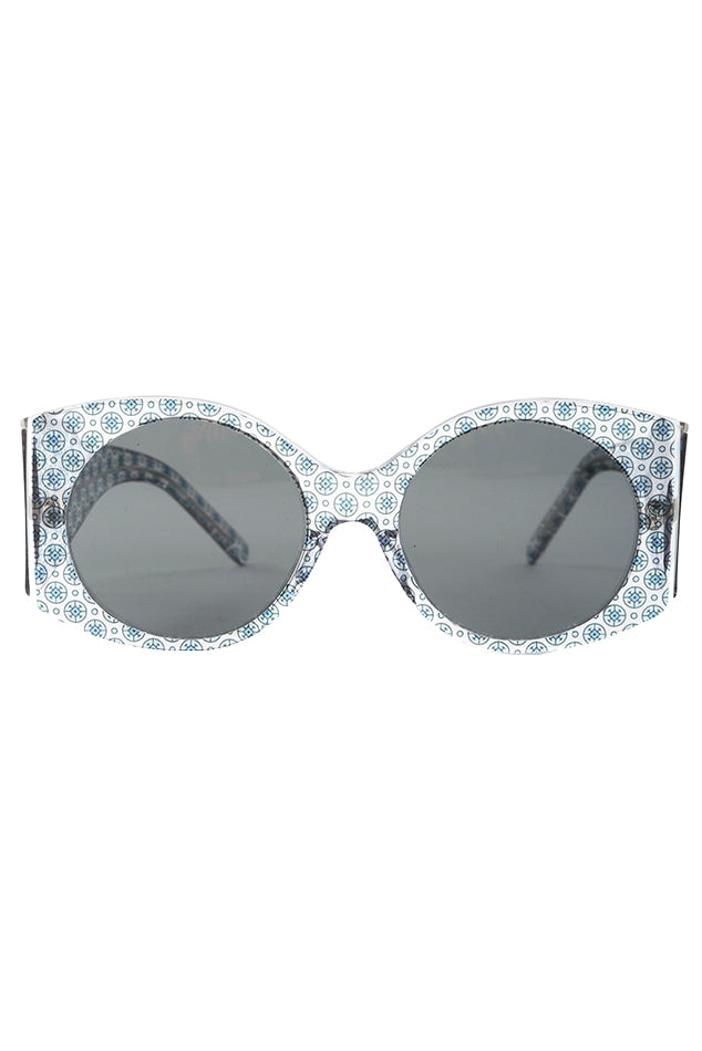 Stella McCartney Rectangle Trans Orcirbl 2049/87 Sunglasses - blueandcream