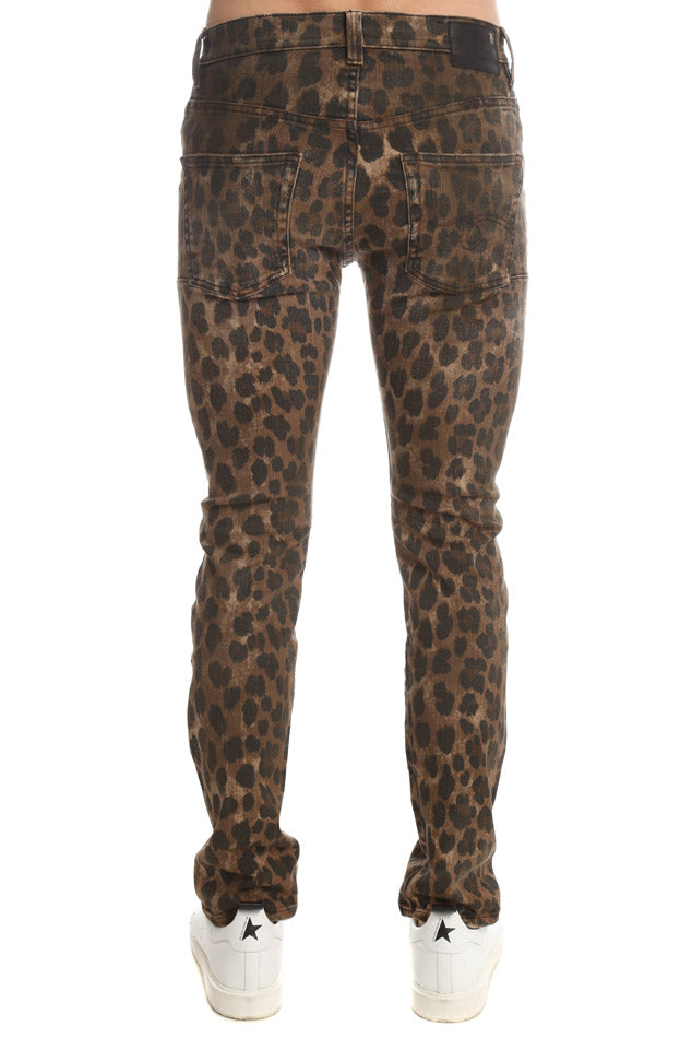 Skate Jean Leopard - blueandcream