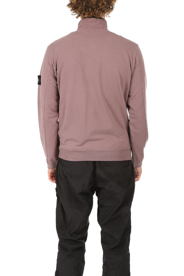 Zip Up Fleece Sweatshirt Pink Quartz - blueandcream