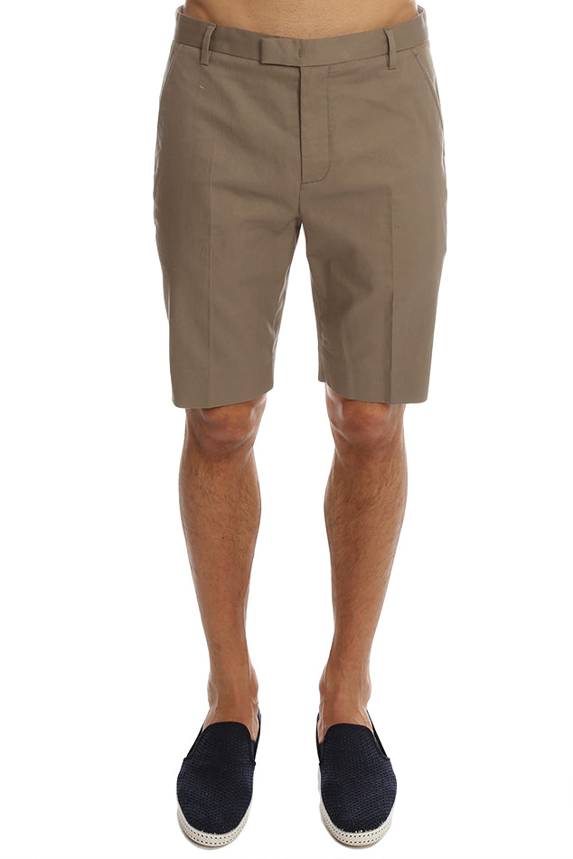 Helmut Lang Straight Leg Trouser Short - blueandcream