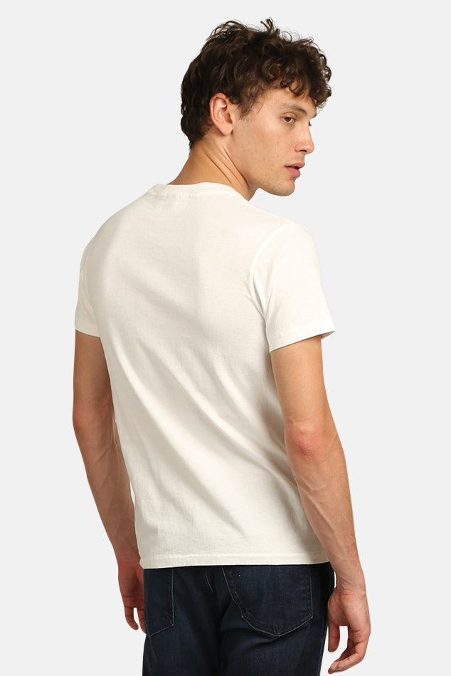 x Velva Sheen 11937 Pocket Tee White - blueandcream