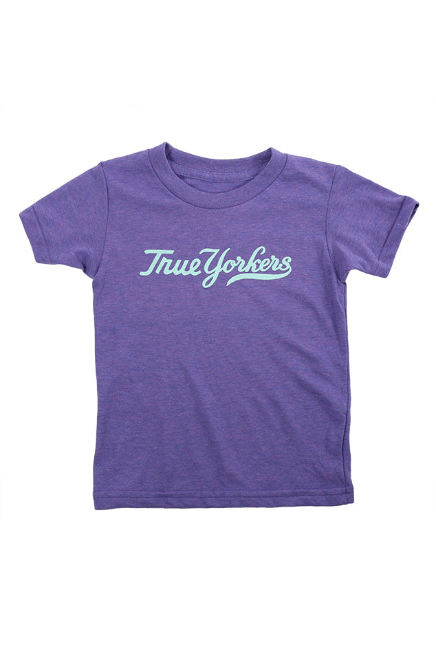 True Yorker Tee Purple - blueandcream