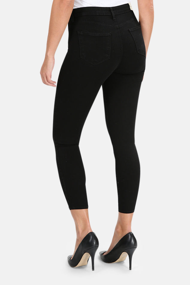 Margot High Rise Skinny Jean Black - blueandcream