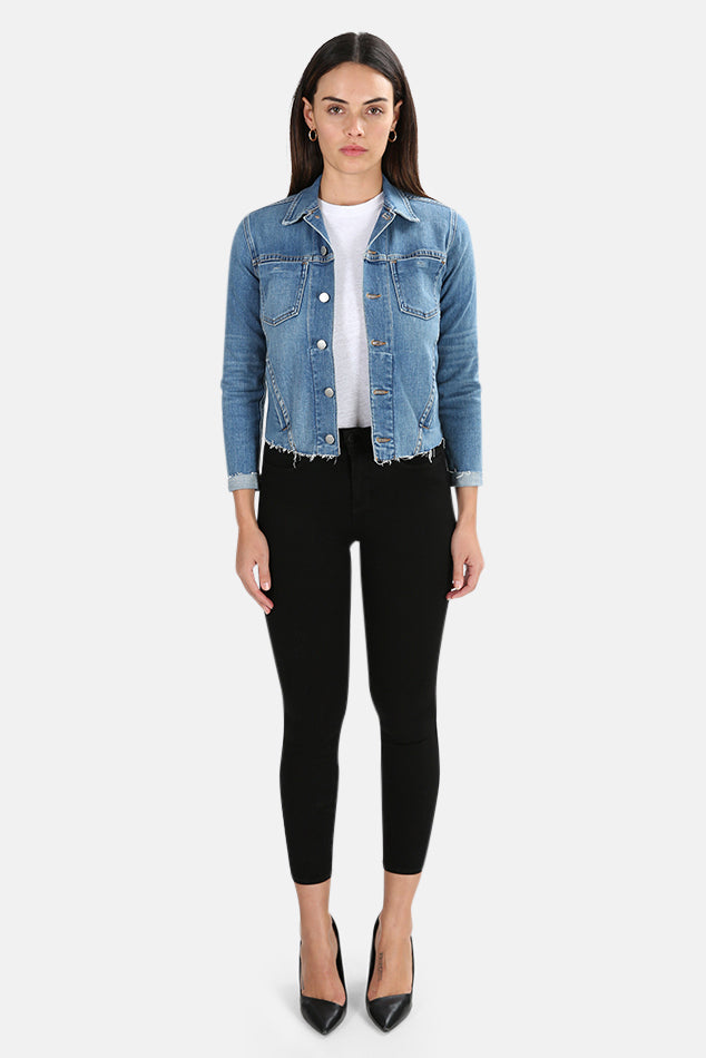 Margot High Rise Skinny Jean Black - blueandcream